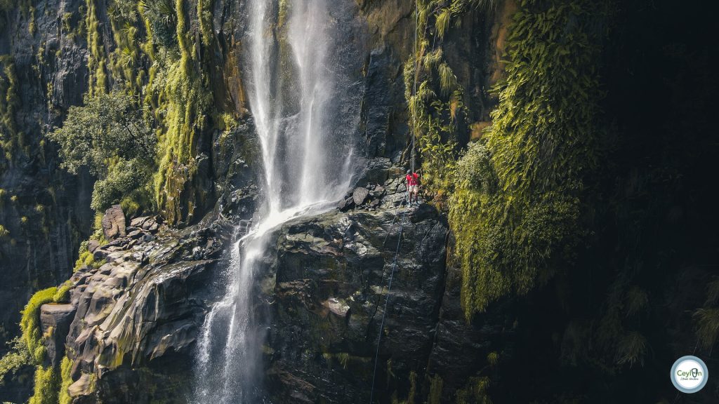 Abseiling Diyaluma Falls