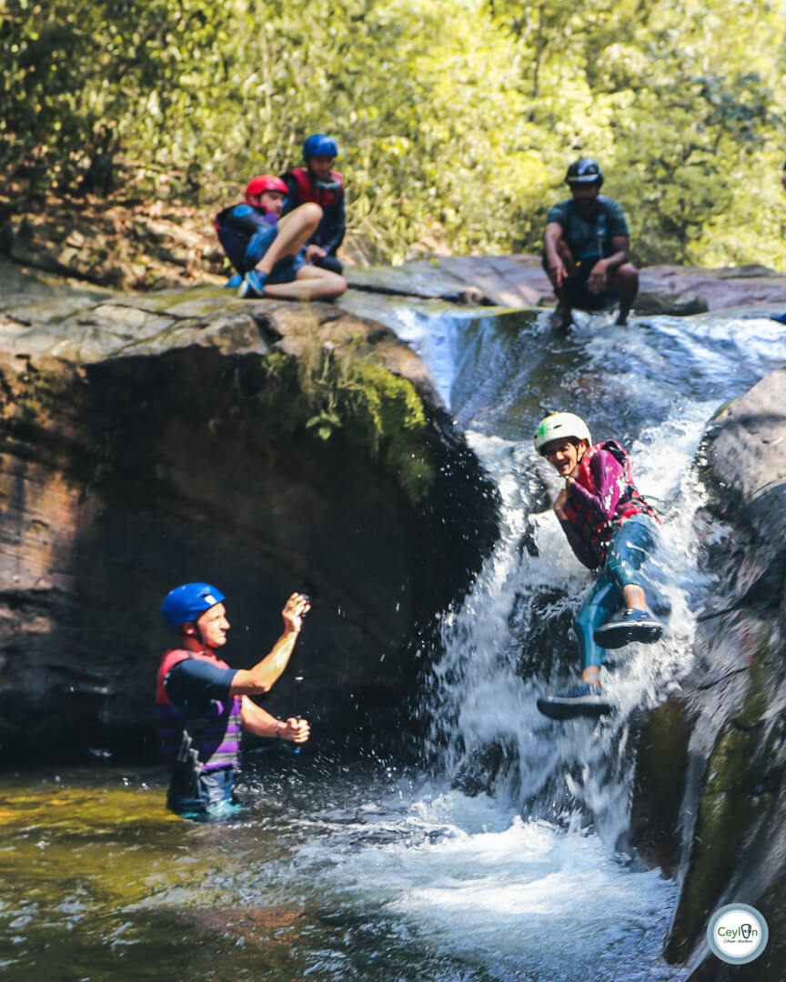 Canyoning at Katarang Oya, Kithulgala