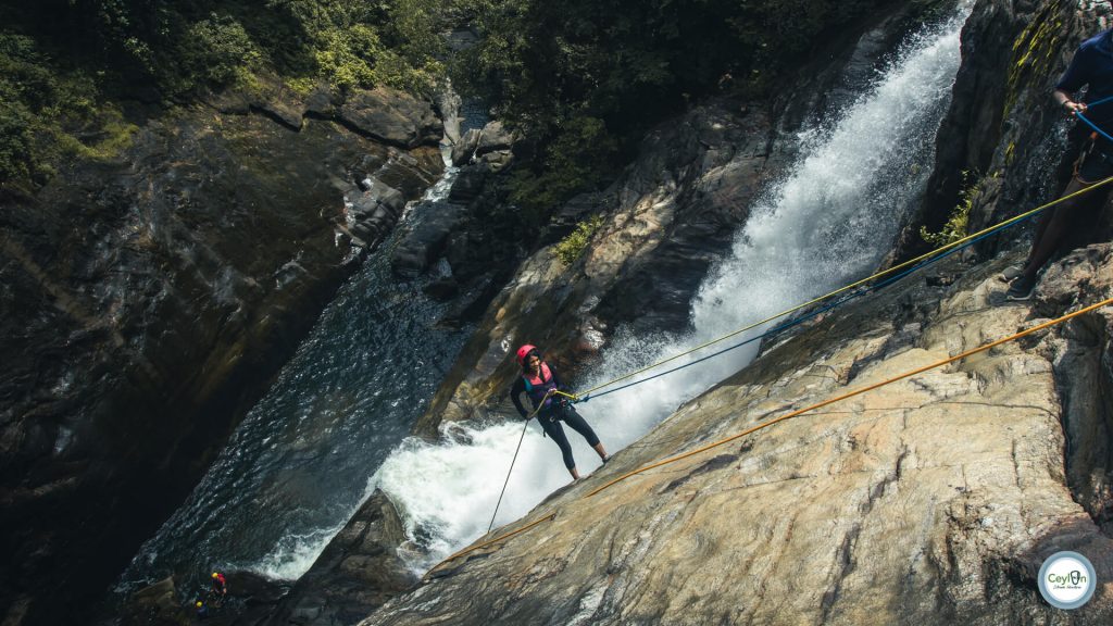Canyoning at Mannakethi Ella, Kithulgala