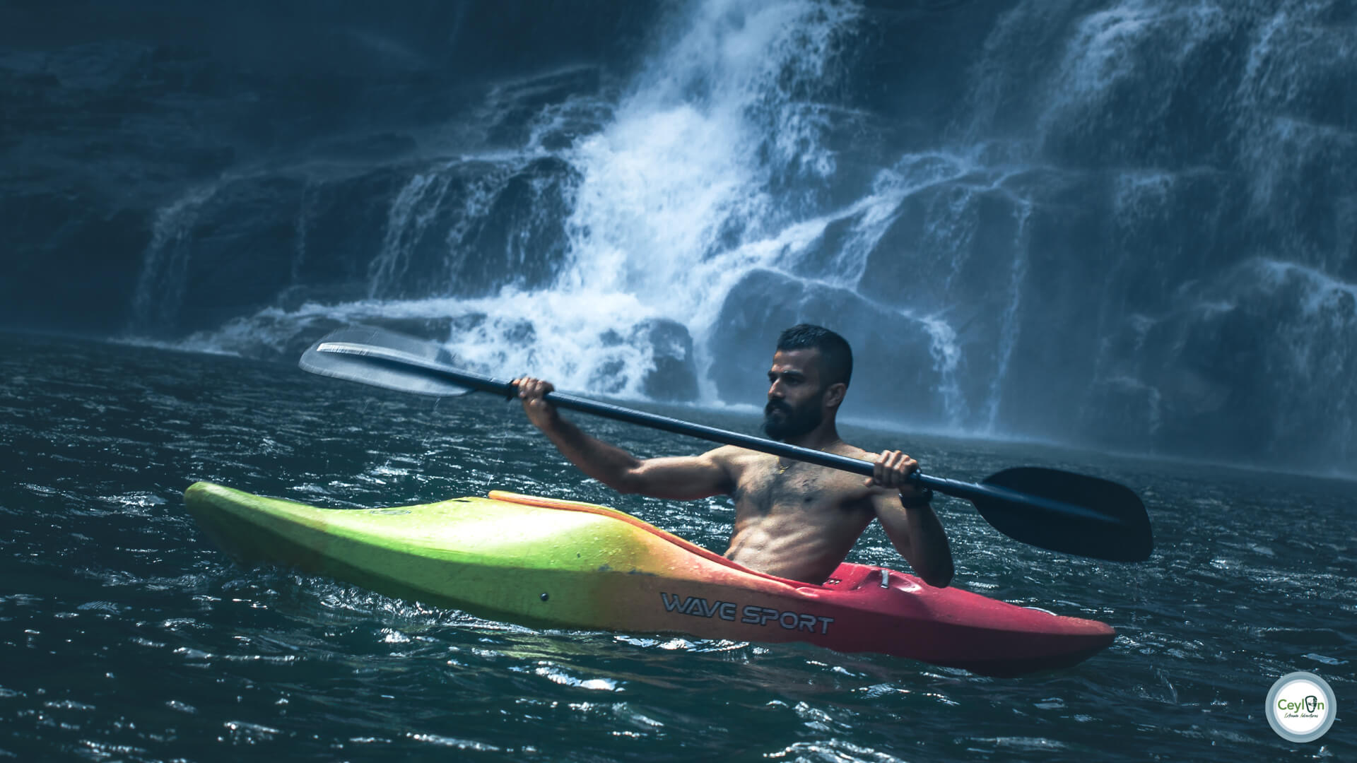 Kayaking at Laxapana Falls